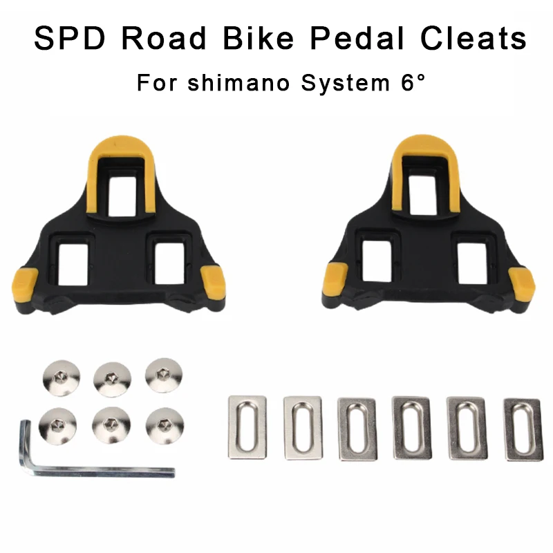 RIRO Road bike cleats For LOOK KEO Shimano SPD system Bicycle Clipless pedals lock plate sh11 Cycling Shoes Cleats Pedal Clip - الصورة 3