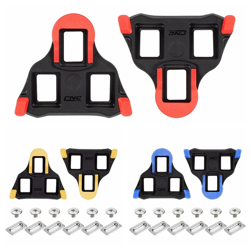 RIRO Road bike cleats For LOOK KEO Shimano SPD system Bicycle Clipless pedals lock plate sh11 Cycling Shoes Cleats Pedal Clip - الصورة 5