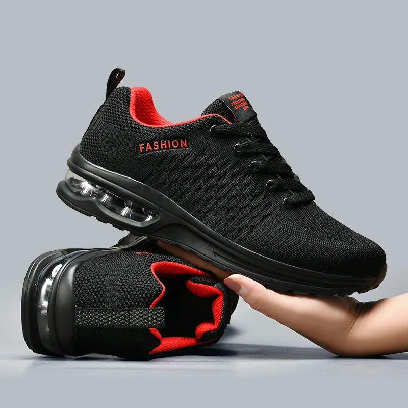 Large size 47 men's shoes mesh breathable casual sports running shoes men's soft soled travel shoes - الصورة 4