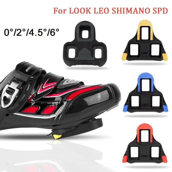 RIRO Road bike cleats For LOOK KEO Shimano SPD system Bicycle Clipless pedals lock plate sh11 Cycling Shoes Cleats Pedal Clip