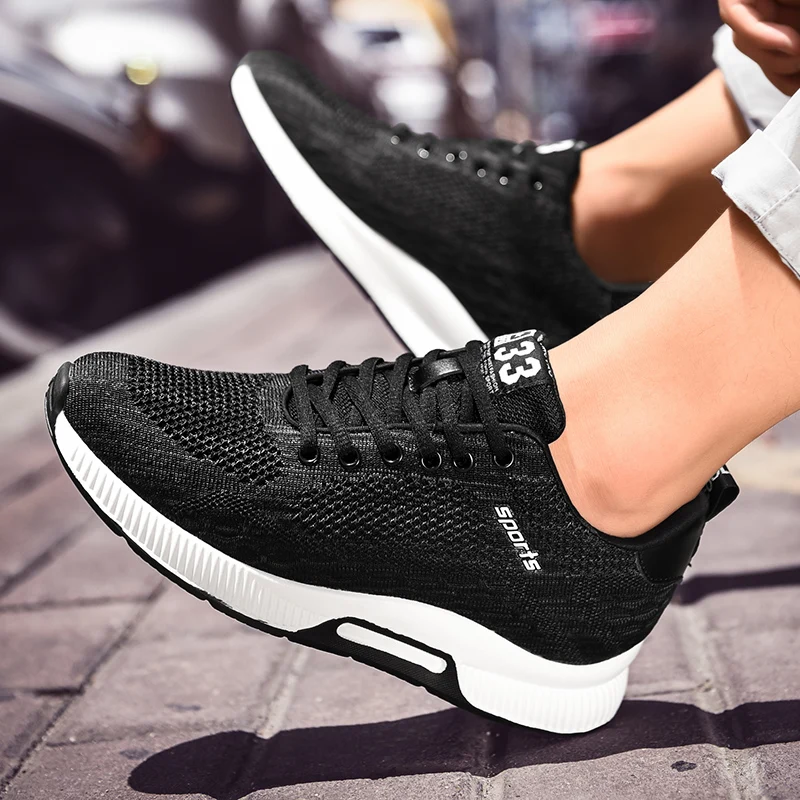 Man Sneakers Height Lift Insoles 6cm Inserts for Men Elevator Shoes Heel Plus Size 37-46 - الصورة 3