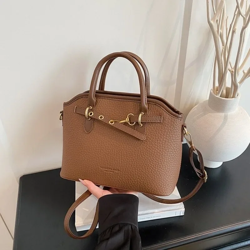 Best Elegant Diaper Bag, Simple Stylish Leather Handbag, Women’s Vintage Classic Designer Paris Shopper - الصورة 6