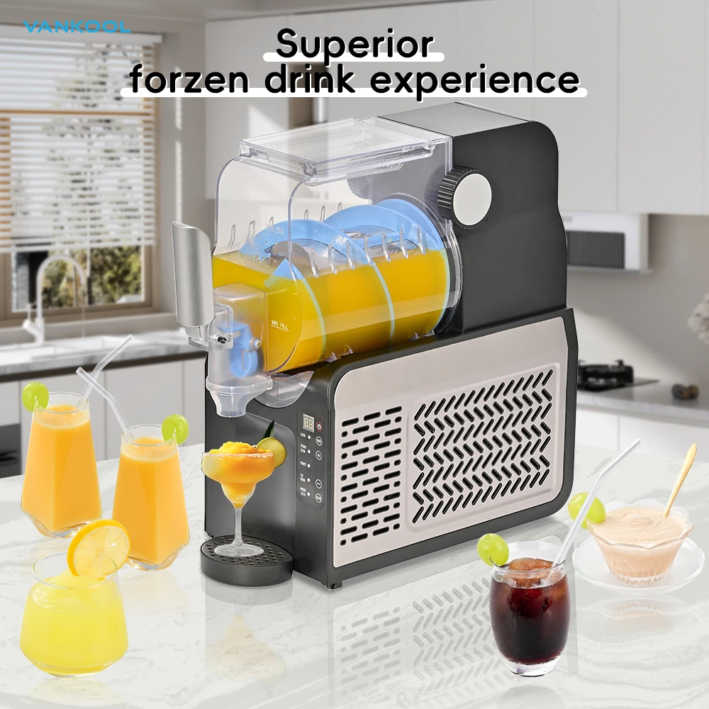5-in-1 Electric 1.8L Small Plastic Slushie Maker Machine Single Ice Cream Machine and Frozen Drink for Home Use - الصورة 6